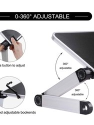 Aluminum Adjustable And Foldable Portable Desk Book Holder