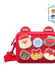 Cute Soft Christmas Toddler Bag Purse - Red