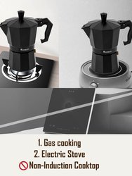 Rainbean Stainless Steel 6-Cup Stovetop Espresso Maker