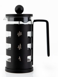 Stainless Steel French Press Coffee Maker With 4 Level Filtration System - Black