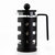 Stainless Steel French Press Coffee Maker With 4 Level Filtration System - Black