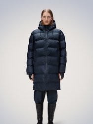 Alta Long Puffer Jacket - Navy