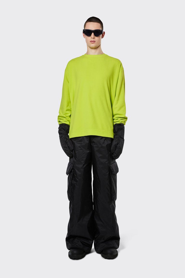 Fleece Sweatshirt - Digital Lime
