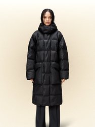 Harbin Long Puffer Jacket - Black