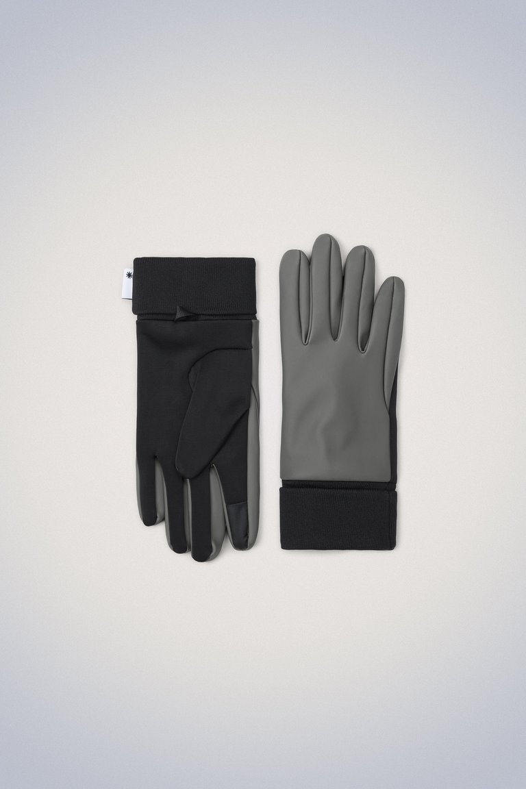 Touchscreen Finished Gloves - Grey
