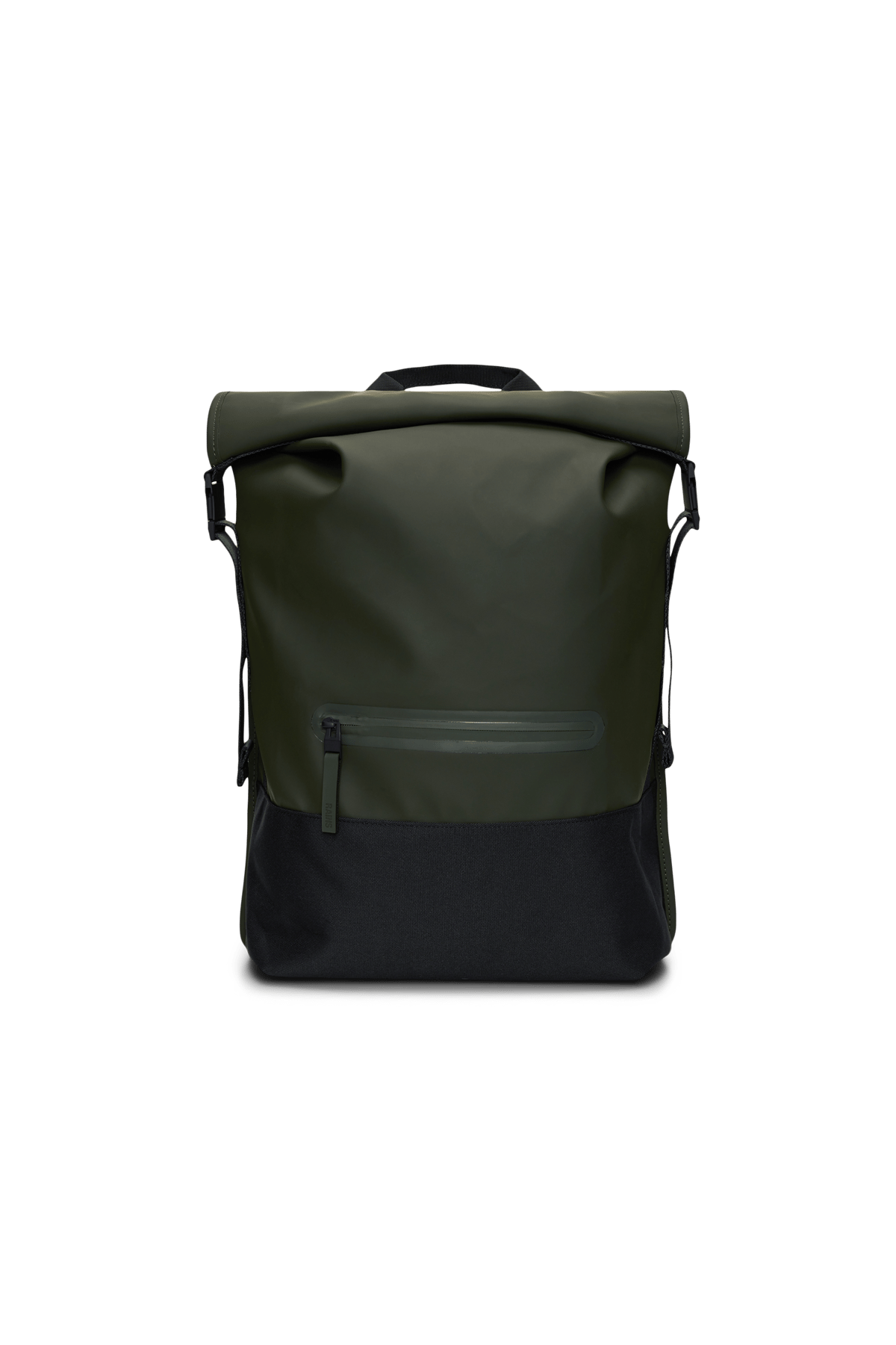 buckle rolltop rucksack black