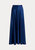 Polo Bias Cut Double Faced Satin Skirt In Holiday Navy