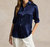 Polo Classic Fit Silk Shirt In Newport Navy - Newport Navy