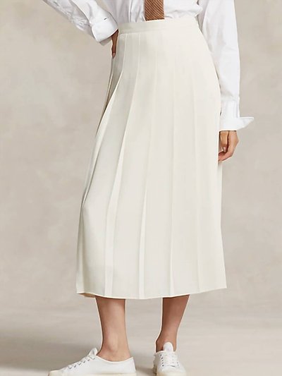 Ralph Lauren Polo Pleated A Line Midi Skirt product