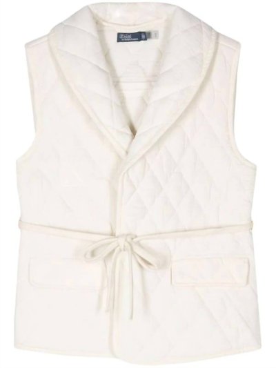 Ralph Lauren Polo Quilted Vest With Tie Belt product