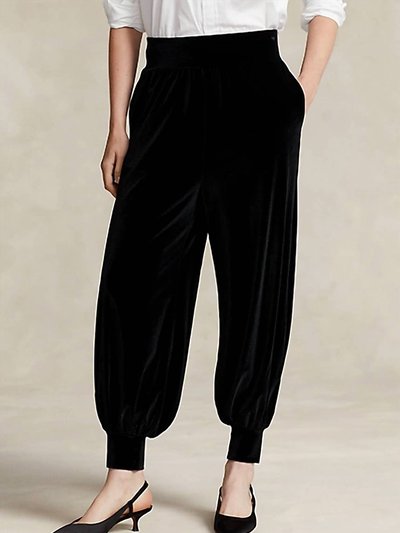 Ralph Lauren Polo Stretch Velvet Balloon Pant product