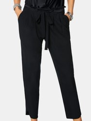 Allyn Tapered Silk Pant 