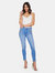 Helena High Rise Ankle Length Skinny Jeans