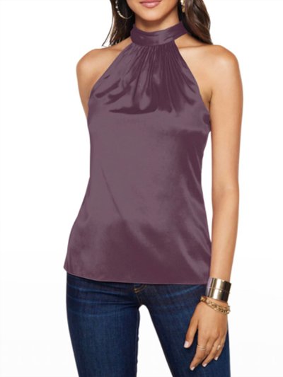 Ramy Brook Lori Halter Top In Raisin product