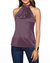 Lori Halter Top In Raisin - Raisin