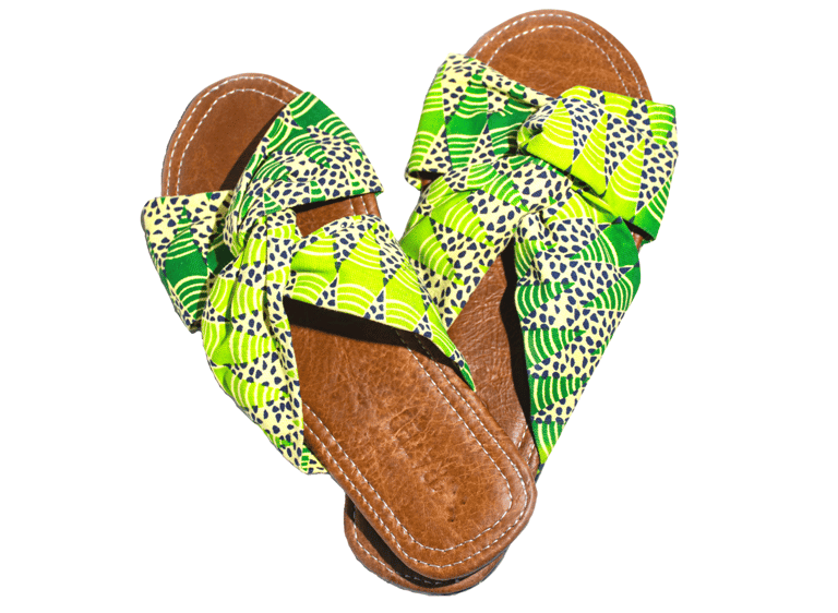 Diki Slipper - Vibrant Green