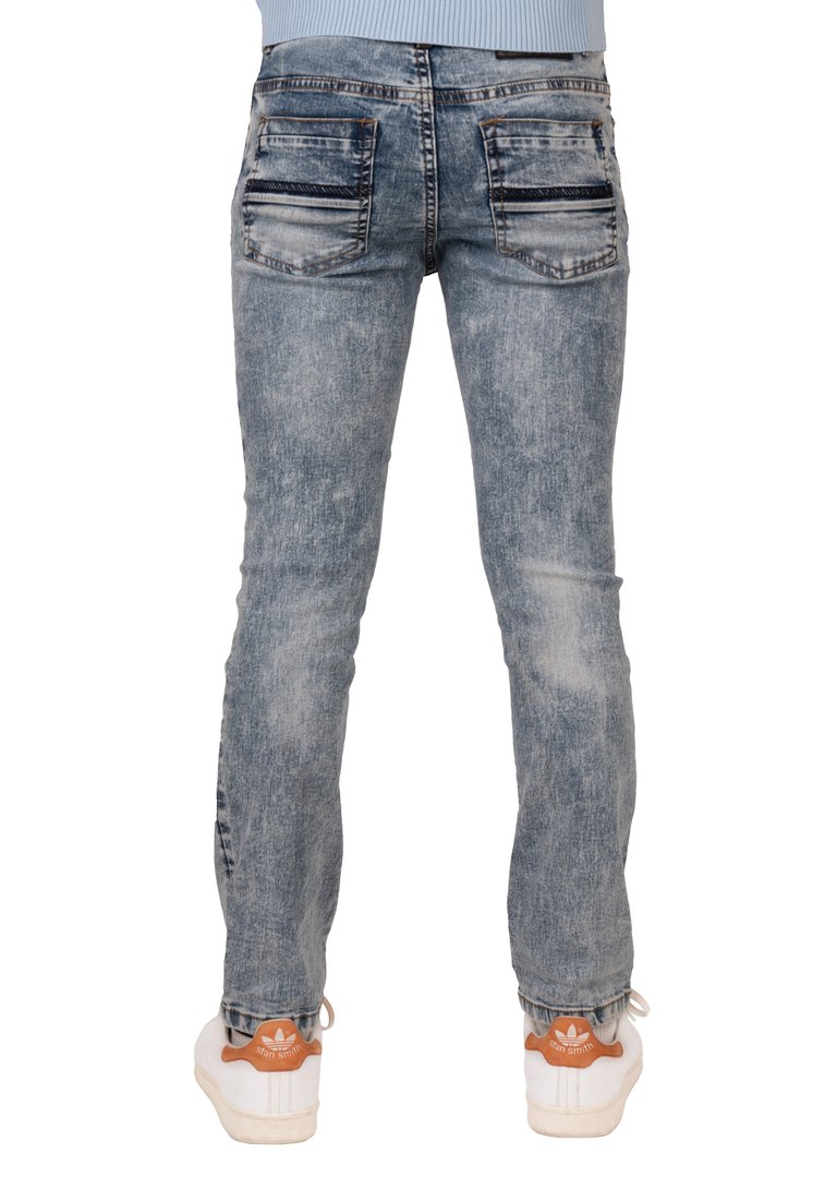 Boy's Skinny Fit Rip & Repair Denim Pant