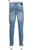 Boy's Skinny Fit Rip & Repair Denim Pants - Light Stone