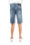 Boy's Slim Fit Distressed Denim Cut Off Shorts