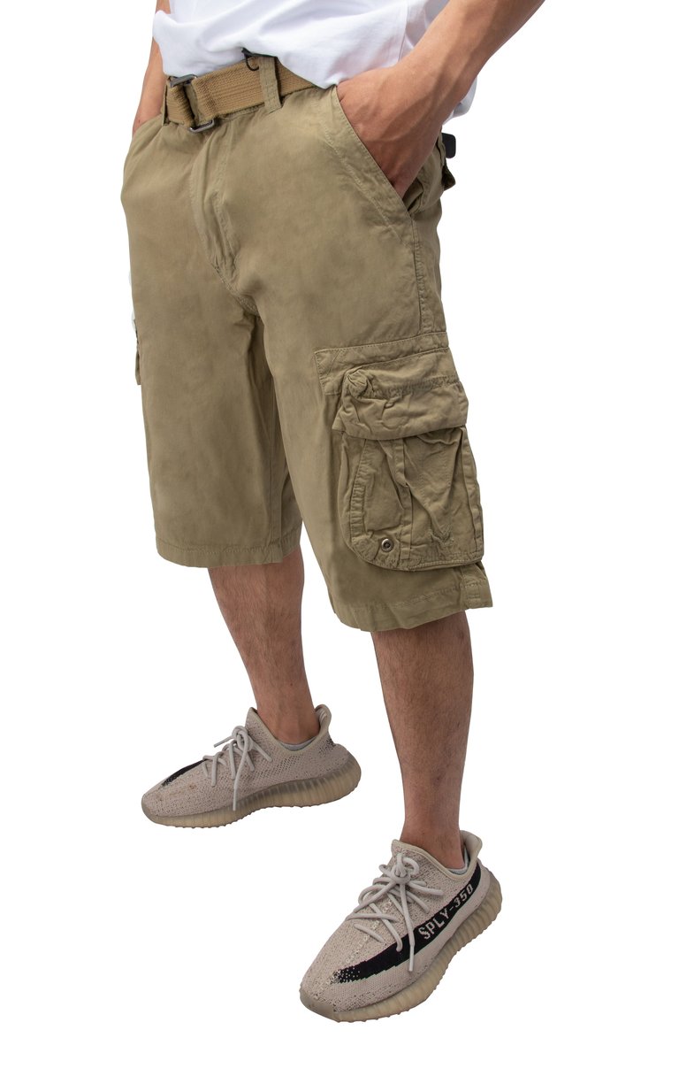 Men's Belted 12.5" Inseam Cargo Shorts