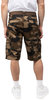 Rms-17021 Belted Cargo Shorts With Snap Button