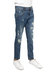 Skinny Look Stretch Jeans With Fashion Rips For Boys - Tint Stone