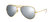 Aviator Large Metal Arista Dark Grey Mirror Sunglasses -  Arista Dark Grey Mirror