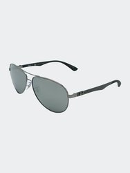 Mens Carbon Fibre Sunglasses - Grey