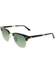 Mens Folding Clubmaster Sunglasses - Black