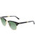 Mens Folding Clubmaster Sunglasses - Black