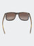 Mens Gradient Justin Brown Square Sunglasses