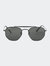 Mens Gradient Marshal Black Geometric Sunglasses