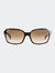 Womens Gradien Brown Rectangle Sunglasses