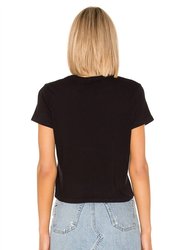 1950's Boxy Tee In Black