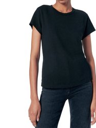 1960's Slim Tee In Black - Black