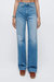 70'S Pocket Wide Leg Jean - Vintage Fade