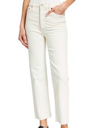 70S Stove Pipe Jean - Vintage White
