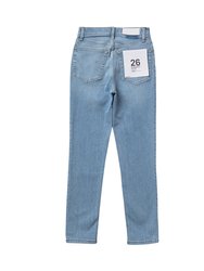 90's High-Rise Ankle Crop Jean In Costa Indigo