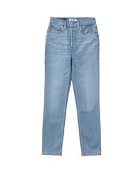 90's High-Rise Ankle Crop Jean In Costa Indigo