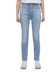 90's High-Rise Ankle Crop Jean In Costa Indigo - Costa Indigo