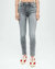 90S High Rise Ankle Crop Jean - Silver Fade