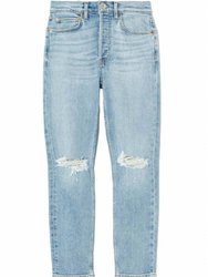 90S High Rise Ankle Crop Jean