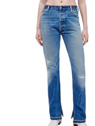 High Rise Skinny Boot Cut Jean In Indigo