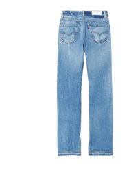 High Rise Skinny Boot Cut Jean In Indigo