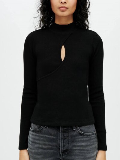 RE/DONE Keyhole Mock Neck Top product