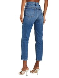 Re/done 70S Stove Pipe Jeans In Western Blue