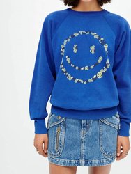 Upcycled "Smile" Sweatshirt - Assorted