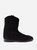 Women's 60S Camarguaise Boot In Black Suede