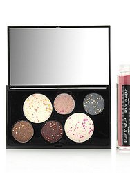 Stellar Eyeshadow Collection With Berry Plum Lipgloss Set