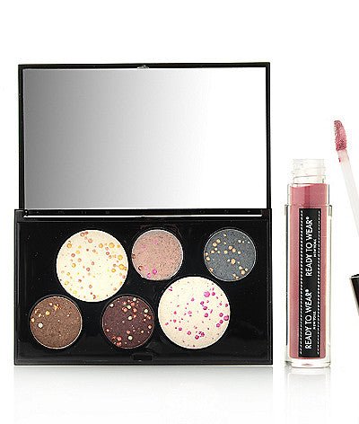 Ready To Wear Beauty Stellar Eyeshadow Collection With Berry Plum Lipgloss Set product